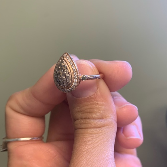 Engagement Ring - Chocolate diamonds - Picture 6 of 6